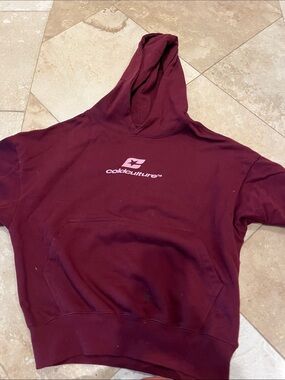 Cold Culture Men's Maroon Crewneck Hoodie